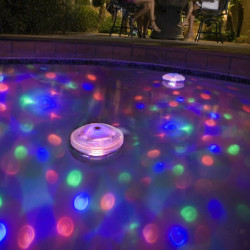 Eclairage flottant led ambiance festive disco pour piscine ou spa éclaire  la nuit diffusion
