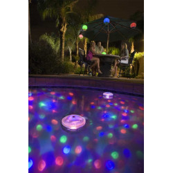 Unterwasser-Schwimmende LED AquaGlow Light Show für Outdoor Teich Pool Spa Whirlpool Disco jr international - 7