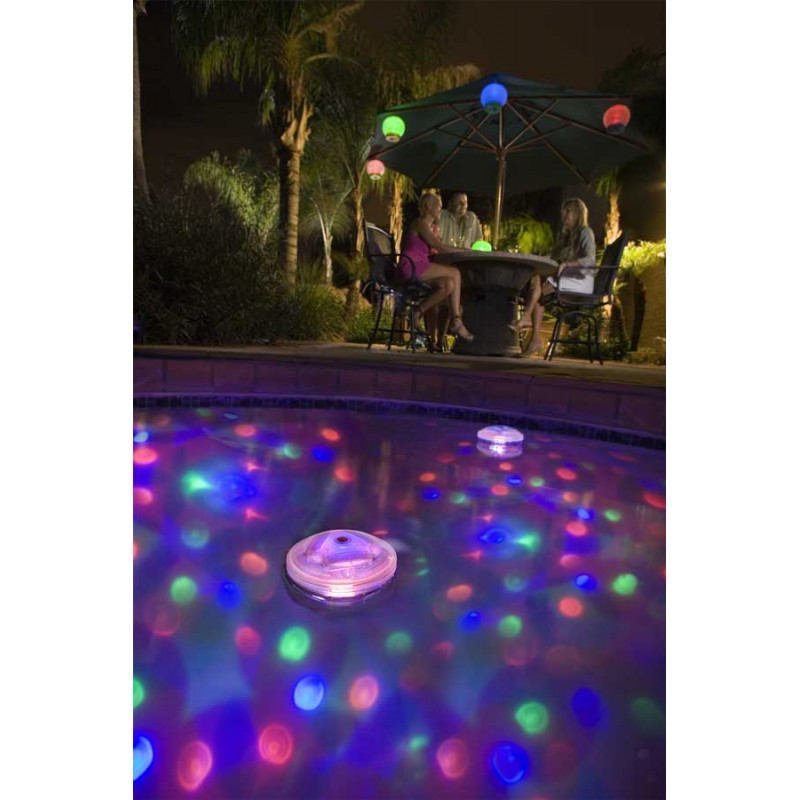 Multi-colored Underwater Light Show LED Lights Aqua Glow Pool Spa Pond hot tub 