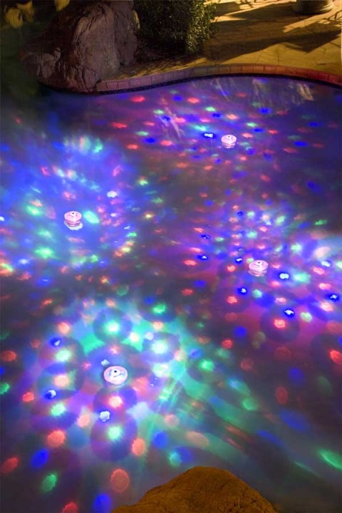 Submarino flotante LED AquaGlow espectáculo de luz para Pond Piscina al aire libre Spa Hot Tub Disco jr international - 8