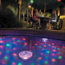 Unterwasser-Schwimmende LED AquaGlow Light Show für Outdoor Teich Pool Spa Whirlpool Disco jr international - 9