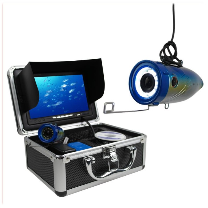 Cámara subacuática de la pesca , la cámara de vídeo hd 600tvl , monitor de 7 pulgadas con cable de 15m jr international - 1