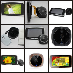 5 inch GSM peephole viewer IP door camera,door eye viewer jr international - 10