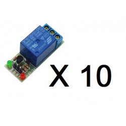 10 x 1-channel relay module for scm ,appliance control,single chip microcomputer 12v jr international - 1