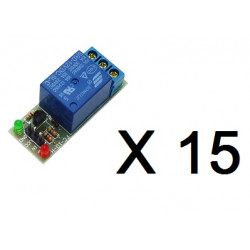 15 x 1-channel relay module for scm ,appliance control,single chip microcomputer 12v jr international - 1