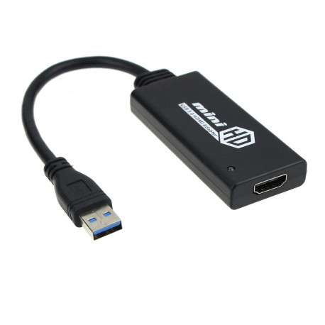 Usb 3.0 convertidor de alta definición HDMI de vídeo de 1080p adaptador  proyector monitor de mac manzana
