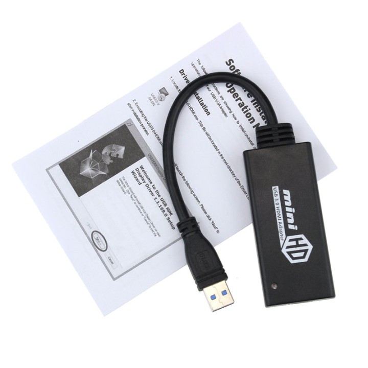 Usb 3.0 converter to hdmi hd 1080p video projector adapter apple mac monitor jr international - 6