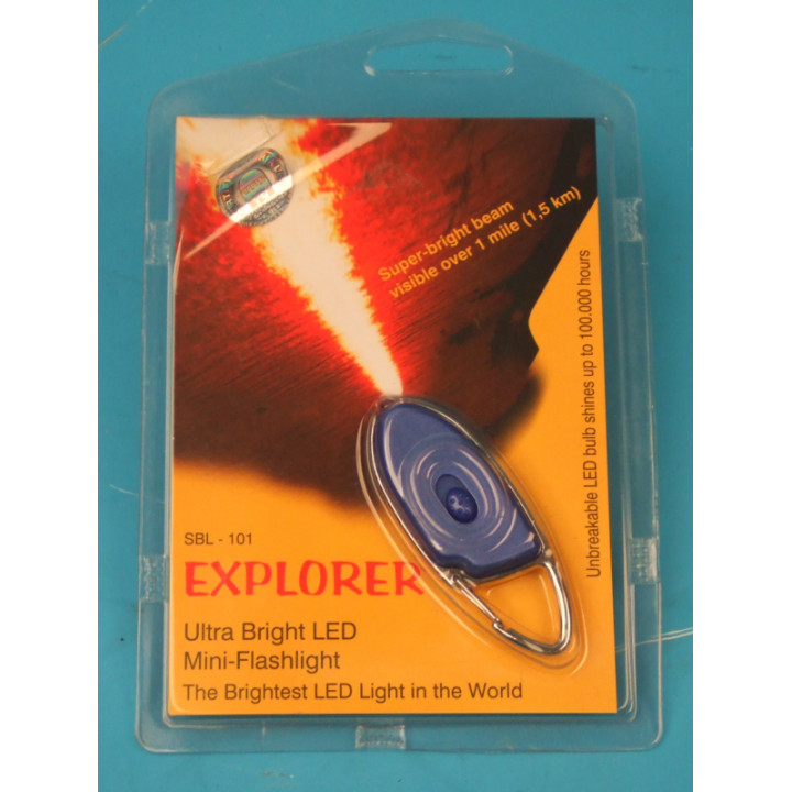 Lampara lleva clave con led blanca jr international - 1