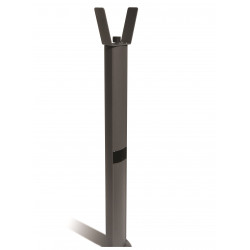 Lyre resting ground for smooth adjustable barrier b6mp control access lyres rest