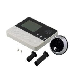 2.8 Door Viewer Peephole Doorbell Camera DVR Night Vision 120 Degree 3X ZOOM