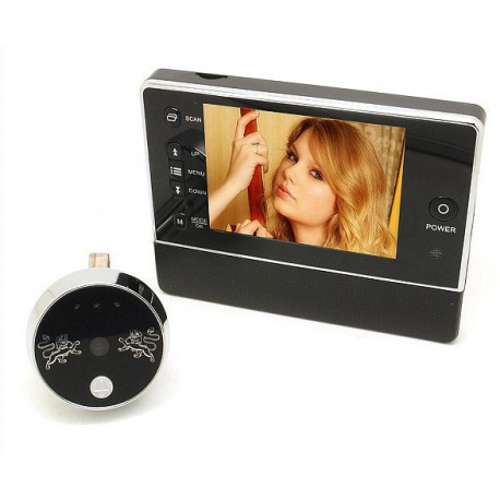 Caméra Oeilleton Ecran LCD Enregistreur Video 3.5 Porte Numérique TFT