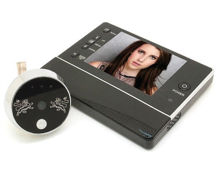 Porta Viewer 3.5 pollici casa digitale schermo LCD del portello del visore di Peephole Phone System campanello Access Control jr