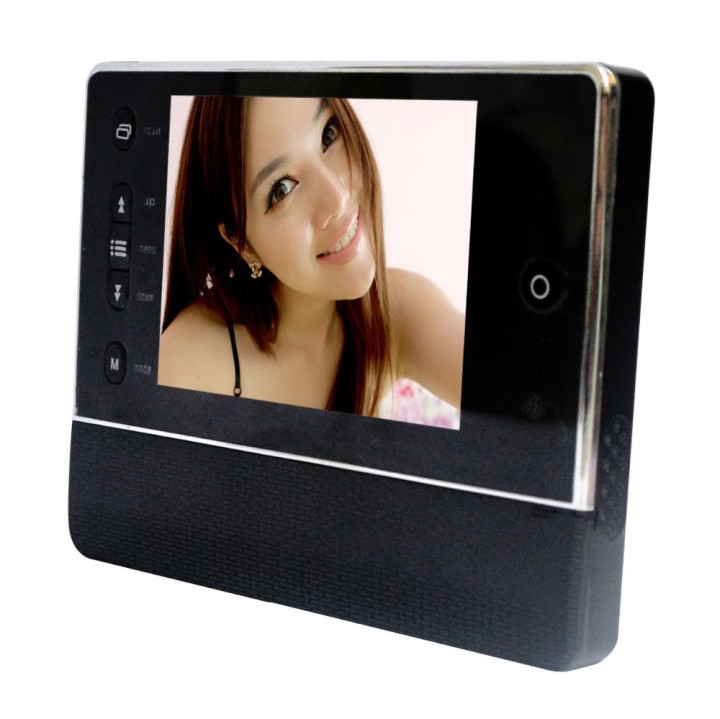 Espectador de la puerta de casa de la pantalla LCD digital de 3,5 pulgadas Peephole de la puerta del timbre del teléfono Sistema
