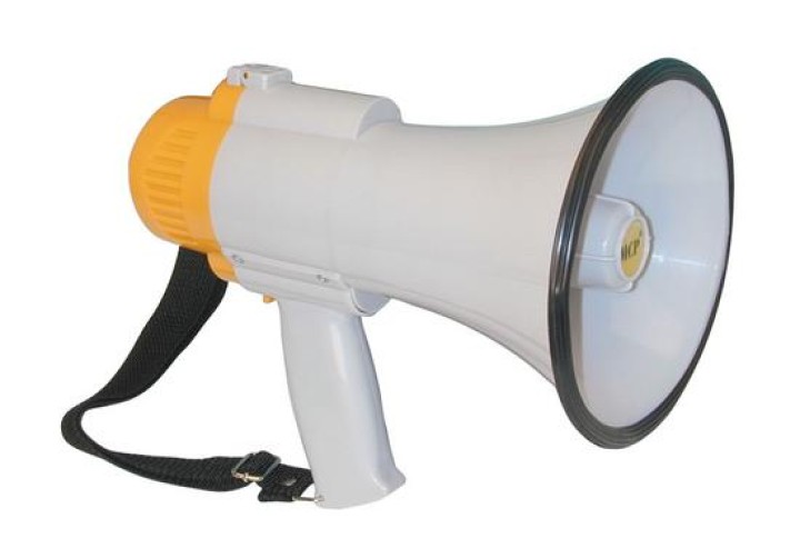 Megafono 10w entre 250 y 500m ø160x250mm velleman - 1