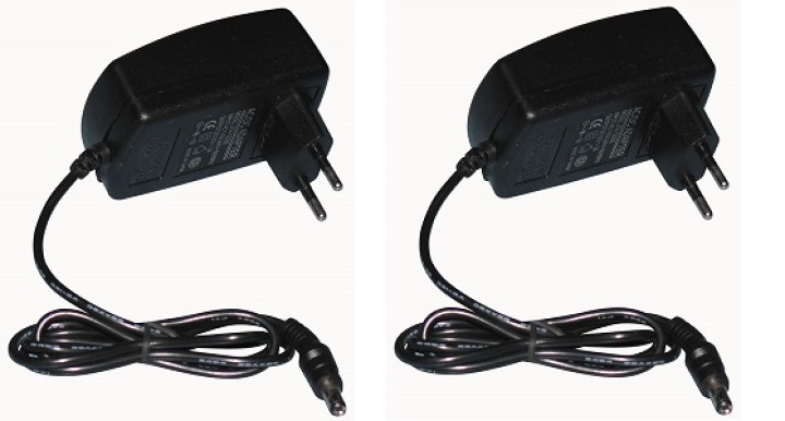 2 X Adaptador de corriente 110v 220v 12v 1a 1.2a 1.5a 2a 5,5 x 2,1 mm enchufe hembra convertidor jr international - 1