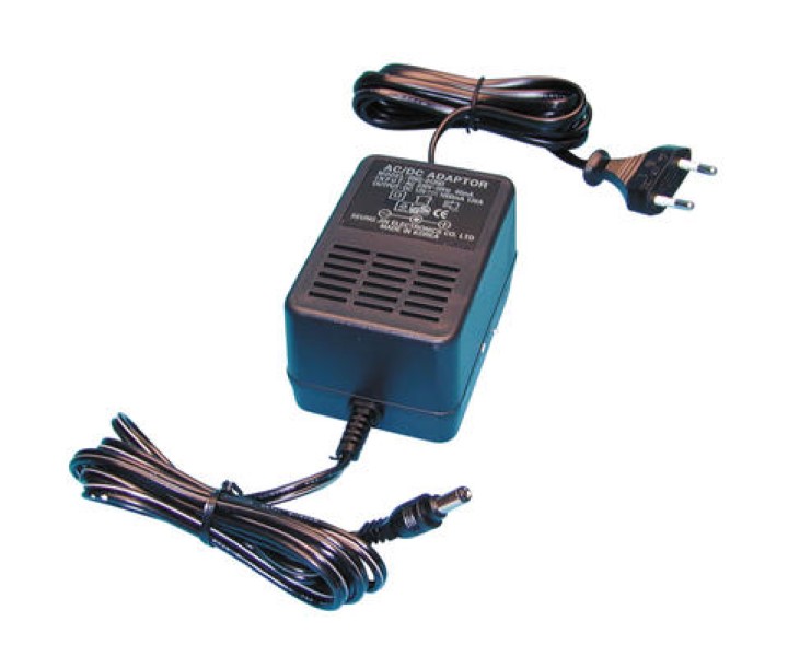 Adattatore con spina 230vca 14vcc 1.6a per monitor schermo video m12w, m12s alimentatore con spina jr international - 1
