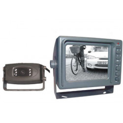 Video surveillance pack 12v special car truck bus coach (1 monitor + 1 water resistant camera) jr international - 1