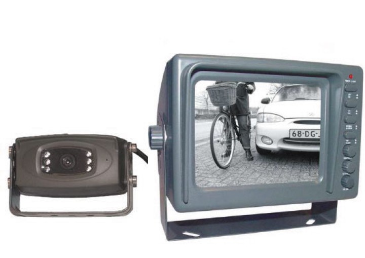 Videouberwachungs set 12v besonders fur auto lkw bus (1 monitor + 1 wasserdichte kamera) jr international - 1