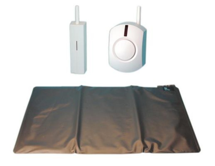 Kit tappeto contatto negozio + campanello senza filo tappeti contatti allarmi sistema sorveglianza negozii jr international - 4