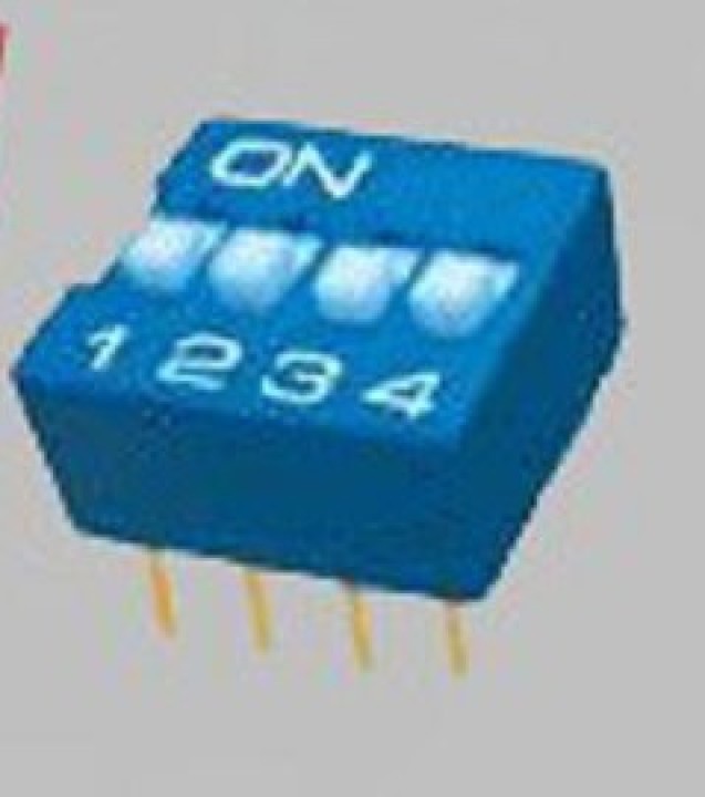 Mini dip switch 4-position switch velleman - 6