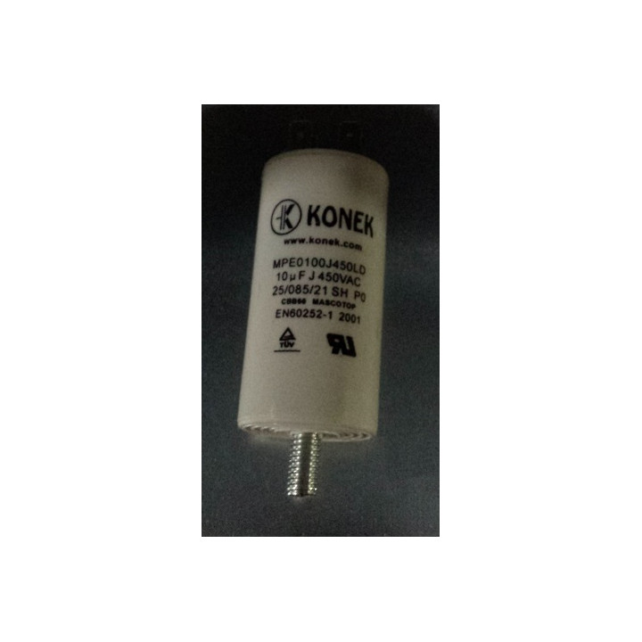 Condensador 10 mf micro farad 450v 50 60 hz condensador de arranque motor universel a borne am w1 11010 jr international - 1
