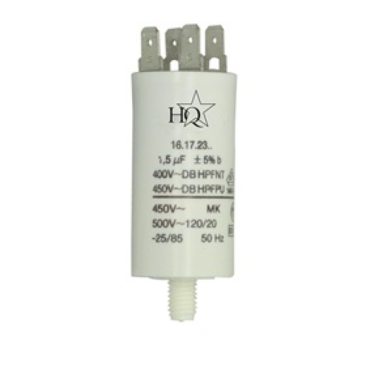 Condensador 15 mf micro farad  uf 450v 50 60 hz condensador de arranque motor universal a borne am w1 11014 jr international - 1