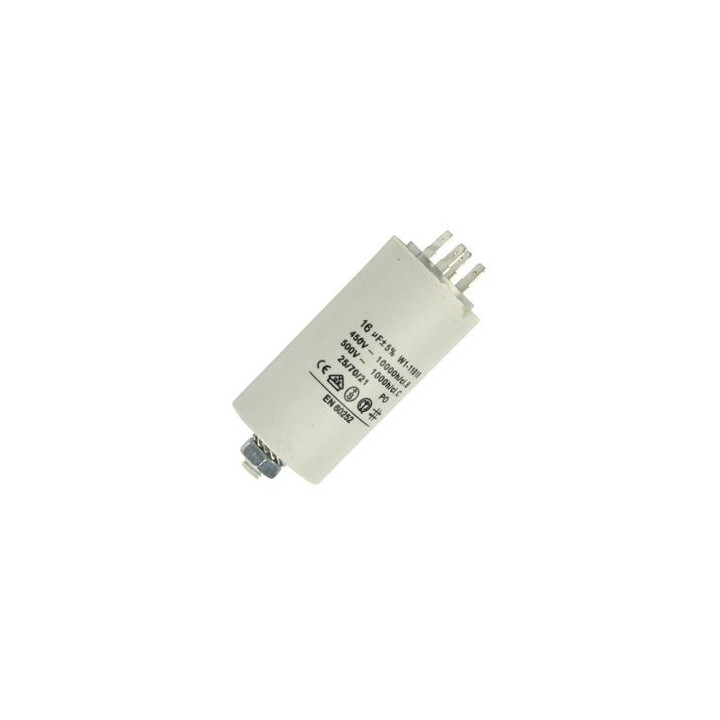 AC 450V 16uF 4 Terminals Air Conditioner Pump Fan Run Motor Capacitor jr international - 1