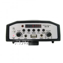 Portable Mini 8 Multi Microphone Megaphone Loudspeaker 3 in 1 jr international - 8
