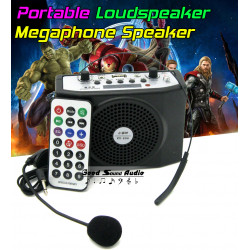 Tragbare Mini-8 Multi-Mikrofon-Megaphon Lautsprecher 3 in 1 jr international - 9