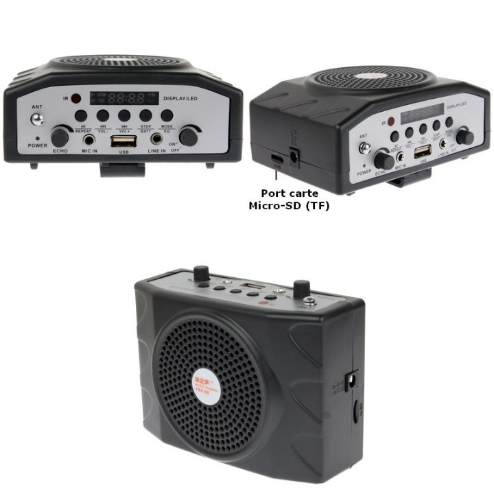 Mini 8 Multi microfono del megafono altoparlante 3 in 1 jr international - 10
