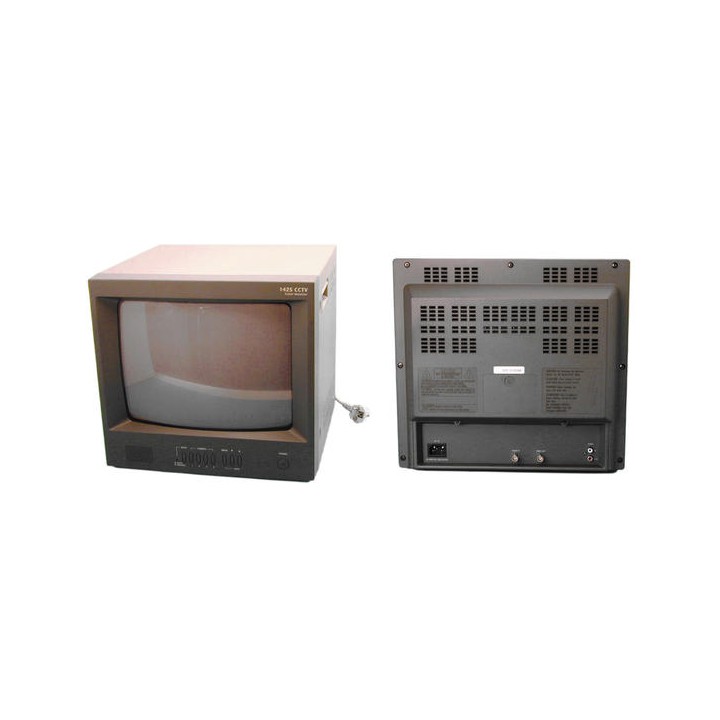 Monitor color 14'' 35cm 400l audio +select 4 canales (220vca) jr international - 1