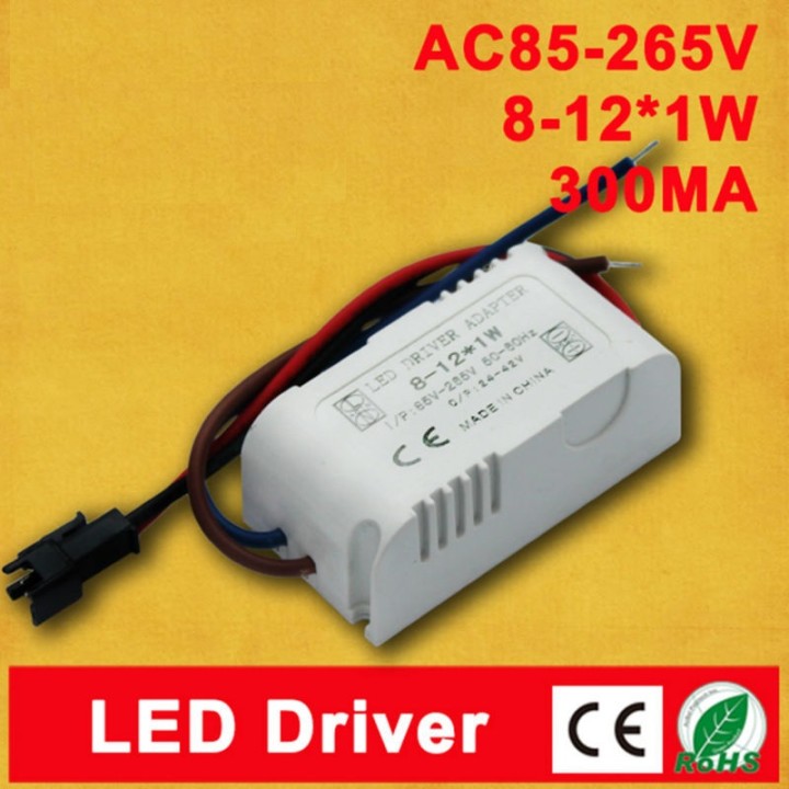 LED Driver power supply 110v 220v to 36v 9 a constant current 350mA 12W jr  international - 1