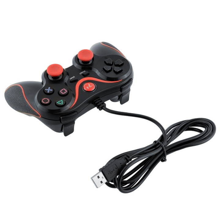 Joystick alambrica 4 leds para juegos ps3 playstation konig gamps3 contr30 konig - 1