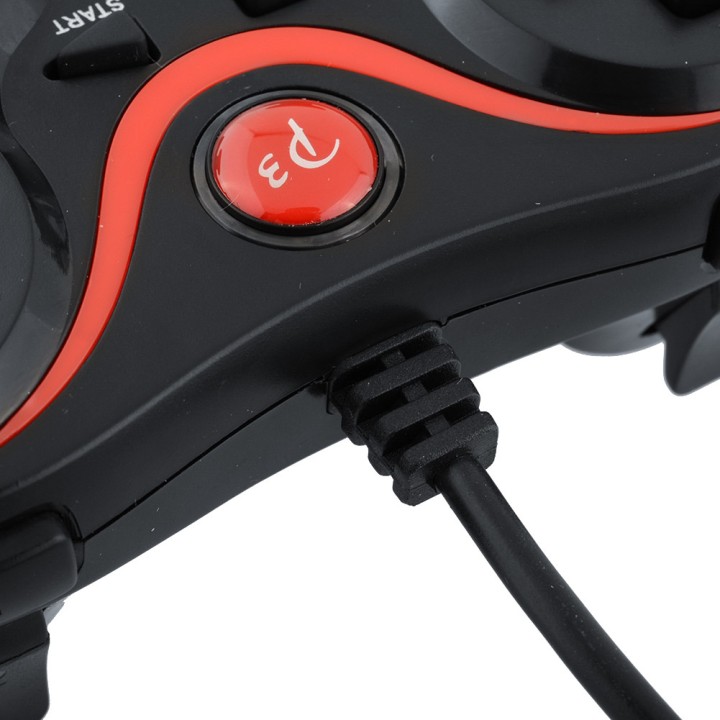 Joystick alambrica 4 leds para juegos ps3 playstation konig gamps3 contr30 konig - 4