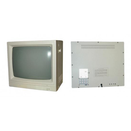20'' 45cm s w monitor audio 220vac s w monitor sicherheitstechnik videouberwachung videomonitor videomonitore s w monitore t2435