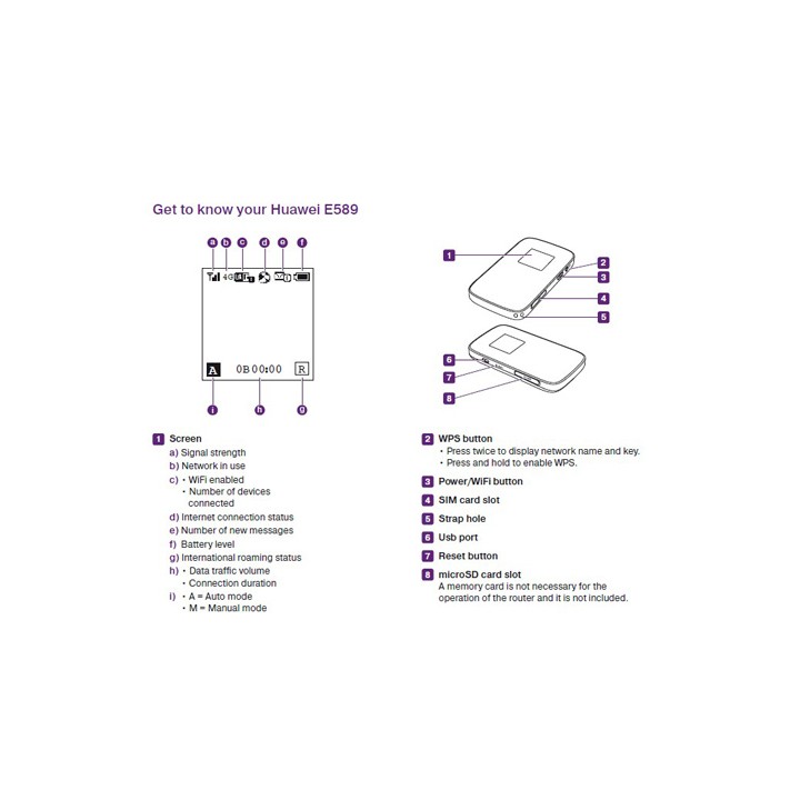 4G WiFi router unlocked Huawei E589 LTE ??MOBILE HOTSPOT jr  international - 5