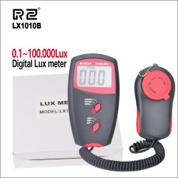 Digital Light Meter 100,000 Lux Meter Tester Measuring Lumen LCD Photo jr international - 1