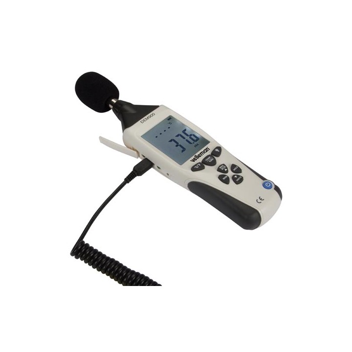 5 in 1 Circondario Meter luce misuratore di decibel termometro metro igrometro anemometro jr  international - 2