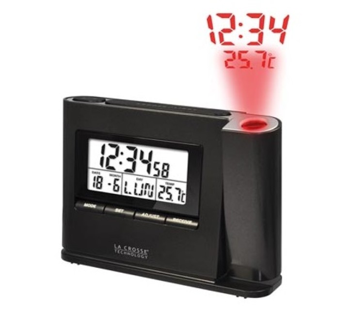 Alarma Radio pared de techo reloj Time indicador de temperatura guía proyección de lacrosse velleman - 1