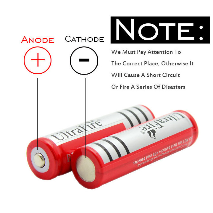 1 batería ultrafire 3.7v 4200mah 18650 recargable de li-ion 3a linterna tled3wz ultrafire - 2