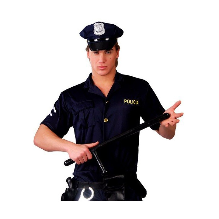 Porra tonfa tipo policia ø30x590mm auto defensa anti agresion defensa personal esp - 1