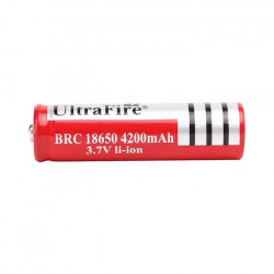2 battery ultrafire 3.7v 4200mah 18650 rechargeable li-ion 3a flashlight tled3wz vivian - 2