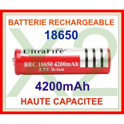 2 battery ultrafire 3.7v 4200mah 18650 rechargeable li-ion 3a flashlight tled3wz vivian - 4