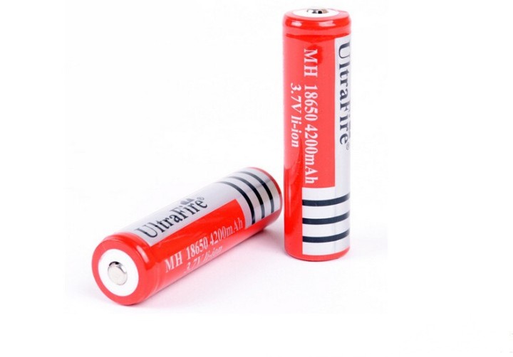 2 battery ultrafire 3.7v 4200mah 18650 rechargeable li-ion 3a flashlight tled3wz vivian - 6