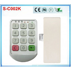 Silver Metal serrature elettroniche password tastiera armadietto serratura dell'armadietto digitale per Locker albergo home offi