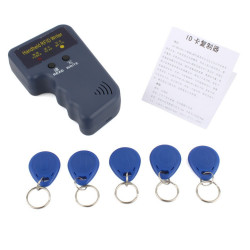 Handheld 125Khz RFID Card Reader Copier Writer Duplicator Programmer ID Card Copy + 5pcs EM4305 each Writable tags jr internatio