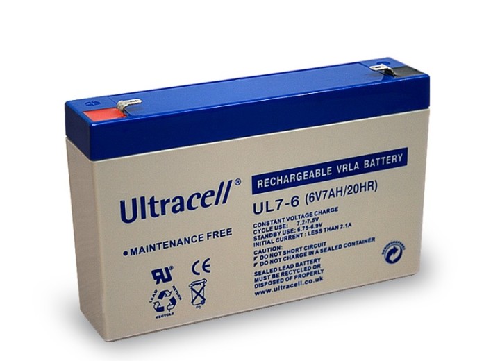 Batteria ricaricabile 6v 7ah 7.2ah 7.5ah batterie ricaricabile accumulatore piombo gel impermeabile csb - 1