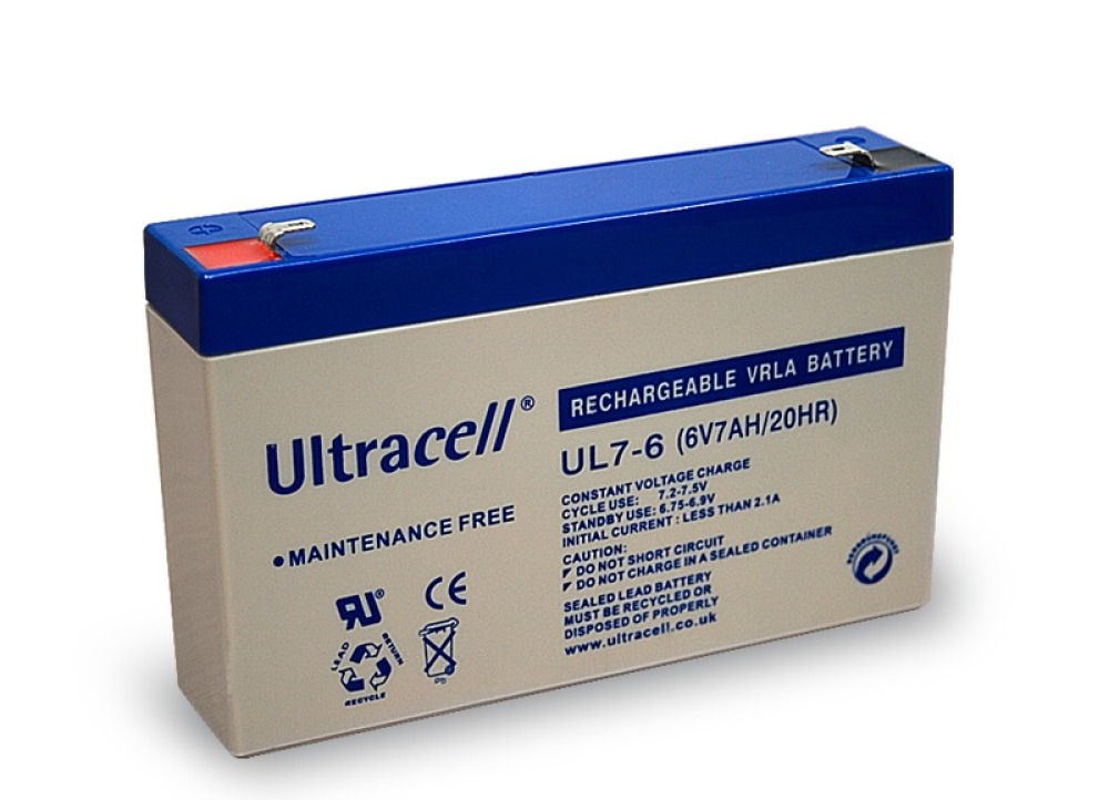 Batteria ricaricabile 6v 7ah 7.2ah 7.5ah batterie ricaricabile accumulatore piombo gel impermeabile jr international - 1
