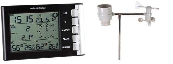 Wireless weather station, dcf clock, outdoor sensor velleman - 2