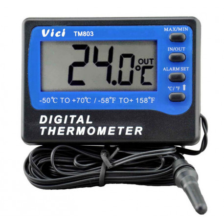 Thermometre alarme froid chaud sonde -50 +70°c tm803 alerte degel frigo  refrigerateur congelateur